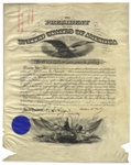 William McKinley Military Appointment Signed as President During the Spanish-American War